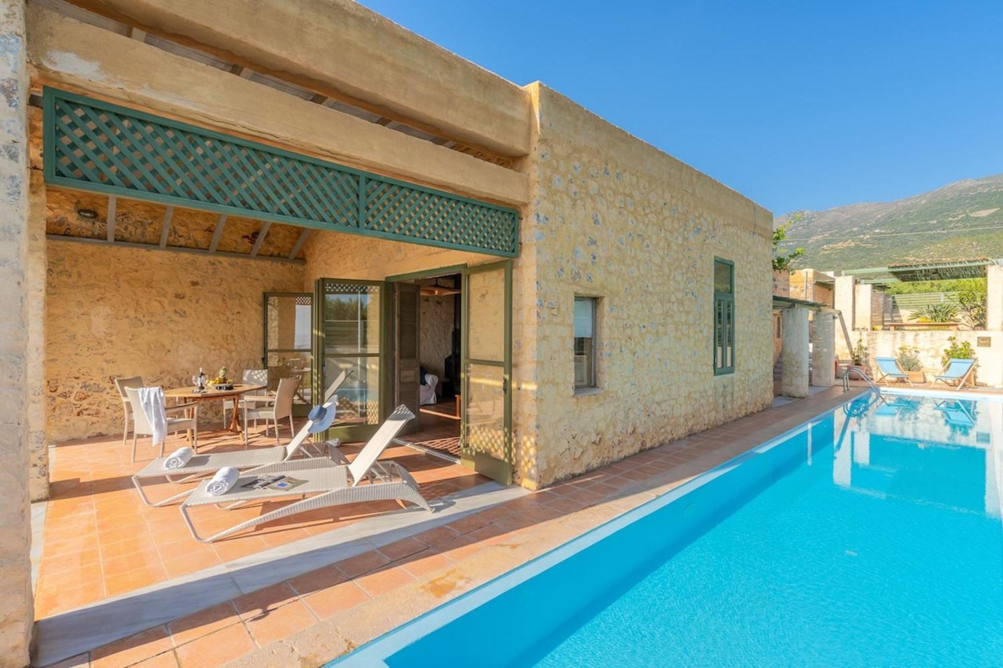 Villa Mediterranea, With Heated Pool Livadia  Εξωτερικό φωτογραφία