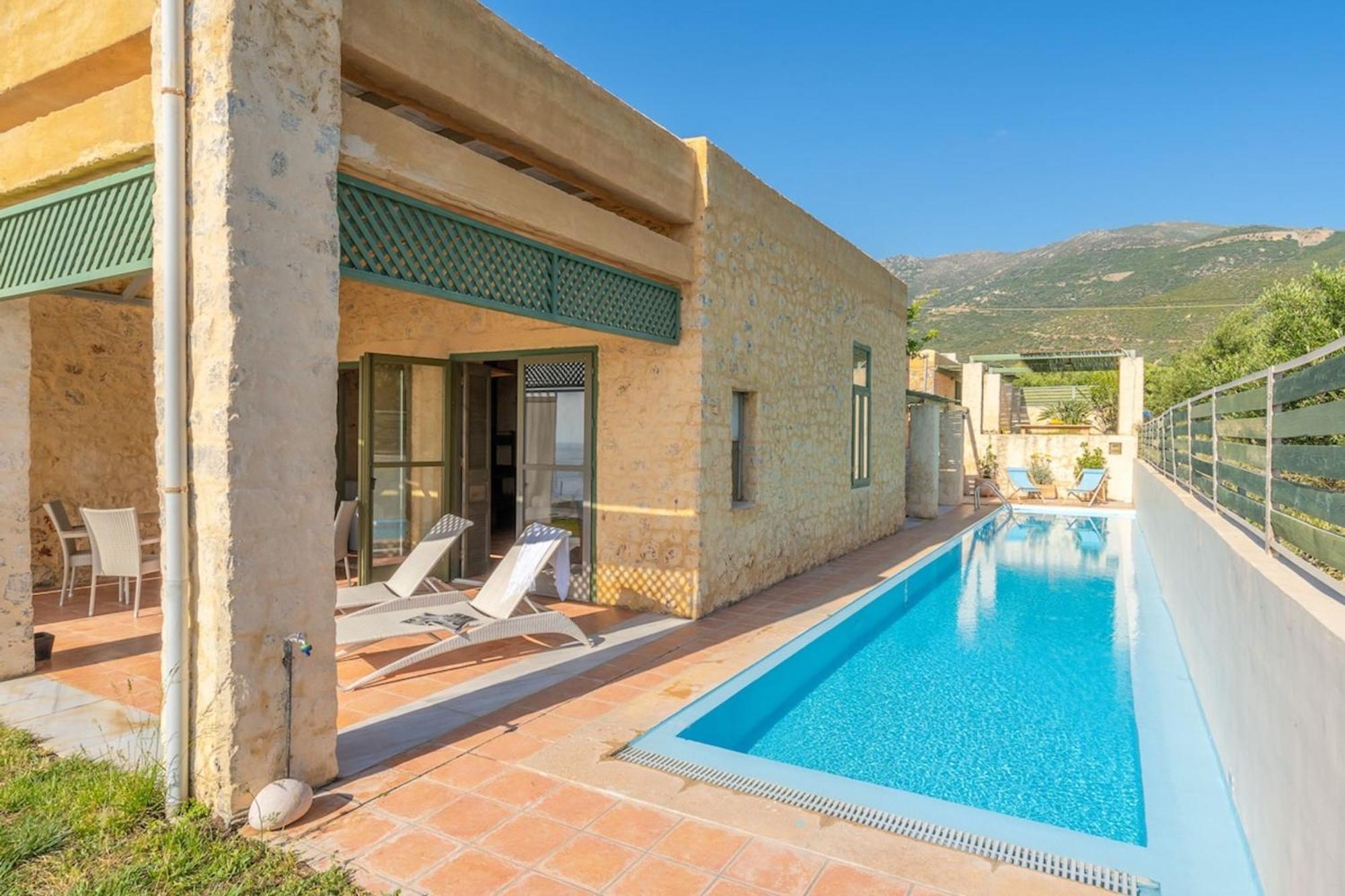 Villa Mediterranea, With Heated Pool Livadia  Εξωτερικό φωτογραφία
